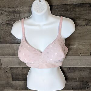 Light lilac lightly padded comfort bra 32c